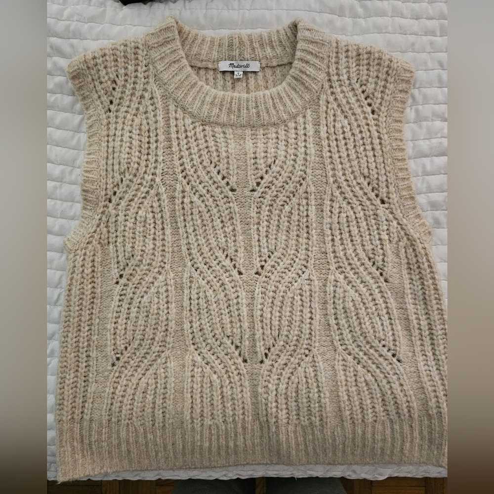Madewell Sweater Vest, Size M